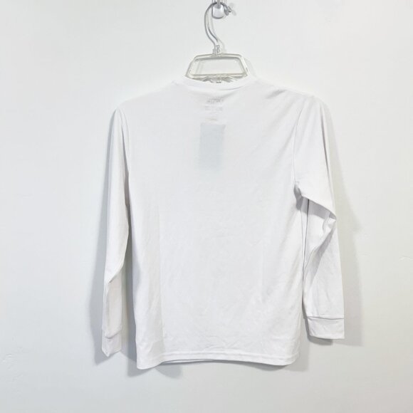 ✨NEW✨ VANS White Long Sleeve Tee Classic Checkered Design UPF 50 Sun Protection - Picture 7 of 7